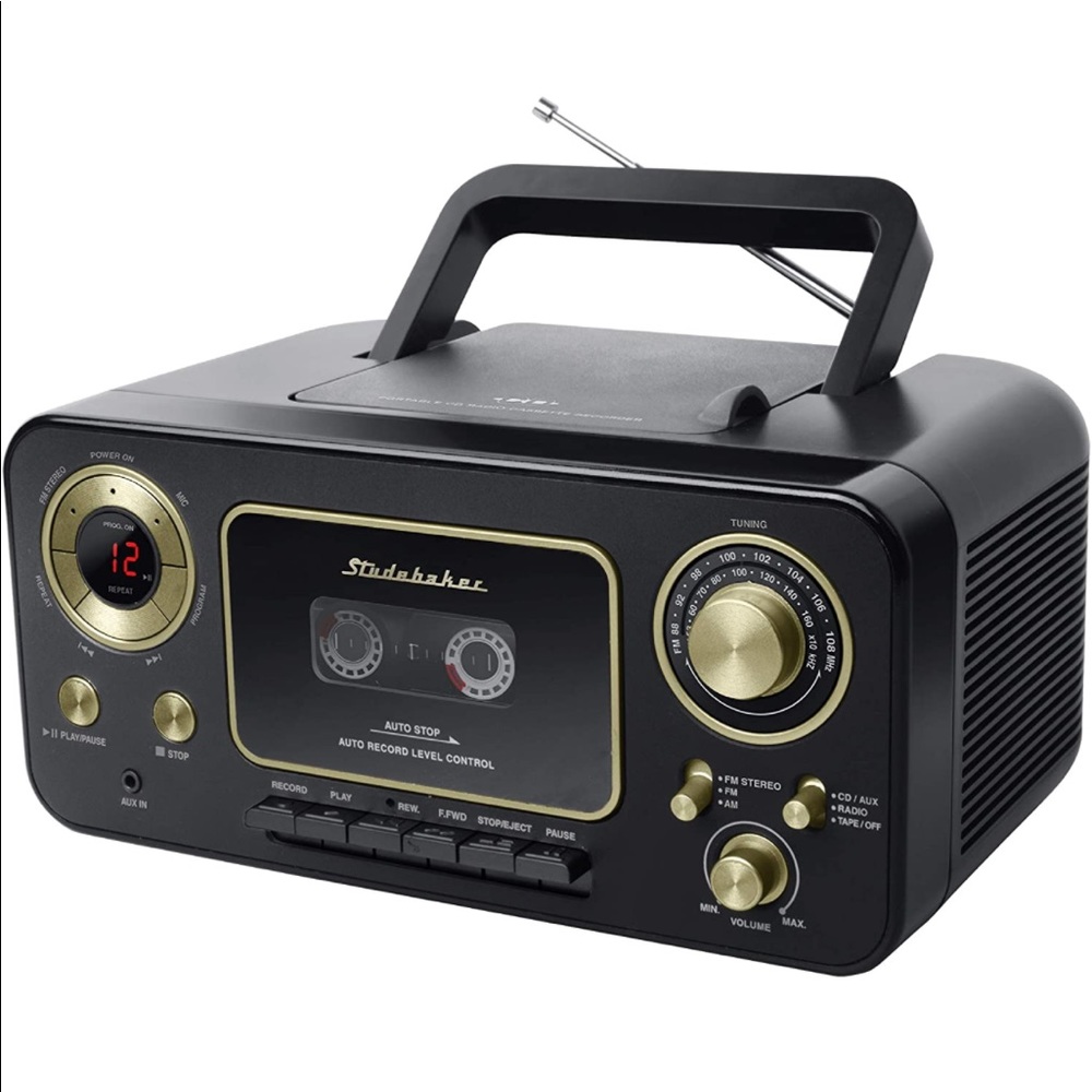 Studehaker SB2135BG Portable Stereo CD Boombox